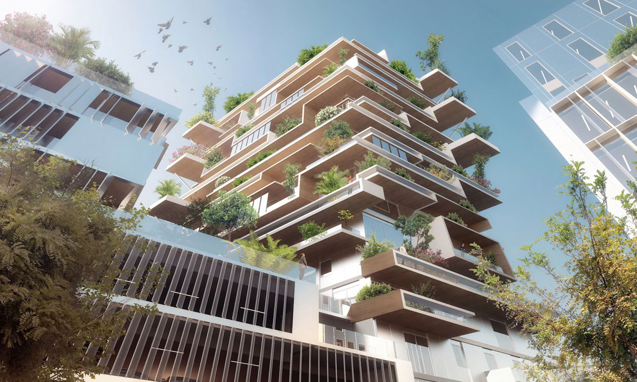 Впечатляващ проект на нов луксозен комплекс вертикални гори в Брюксел